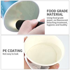 6oz 8oz Custom Logo Printing Paper Frozen Yogurt <b>Cup</b> Ice Cream Paper <b>Cup</b> - Product Image 4