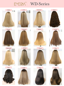 Femmes topper top qualité Balayage blonde cheveux vierges non transformés noués à la main base de soie toupet pour femme blanche - Product Image 5