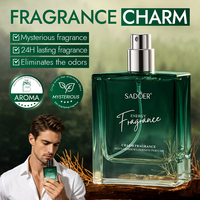Parfum pour homme SADOER 55ml, senteur boisée, tenue 24h, élimine les odeurs corporelles, logo personnalisé, marque privée OEM.