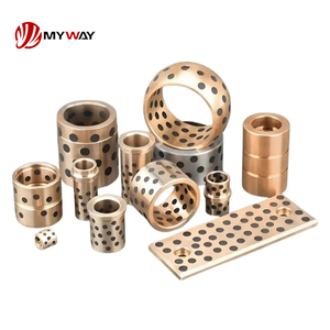 Manchon de lubrification solide MYWAY <span class=keywords><strong>CuSn12</strong></span> certifié ISO9001, excellente résistance à l'usure, faible friction, résistant à la chaleur 400°C - Product Image 3