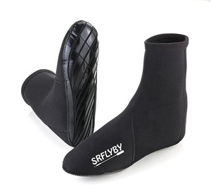 Calcetines de aleta de neopreno negro de 3mm para niños, impermeables, transpirables, para playa, voleibol, natación, botines, equipo de adivinación a la moda - Product Image 5