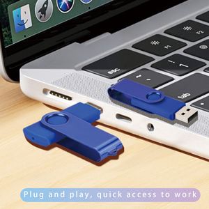 Memoria USB Metálica Giratoria USB2.0 con Logotipo Grabado Personalizado 2GB 4GB 8GB 16GB 32GB Regalo Promocional Corporativo Memoria USB al por Mayor - Product Image 2
