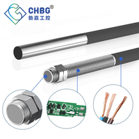 Sensor Proximitas Kapasitif Induktif CHBG LR05 Seri 12vdc Saklar Reed Magnetik untuk Meter Air