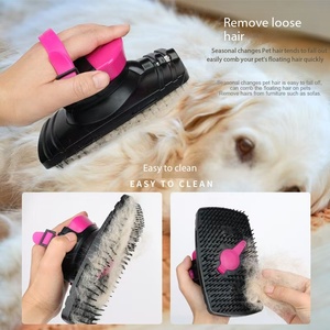 Cepillo de Masaje con Rociador de Agua para Mascotas 3 en 1, Herramienta de Aseo para Perros, Gatos y Caballos, Cepillo de Baño de Silicona Suave para Eliminar el Pelo, Limpieza Profunda y Masaje - Product Image 3