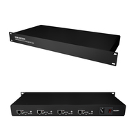 Rack 1U para Codificador de 4 Canales HEVC/H.265/H.264 HD, Entrada Dual Stream AAC MP3, Transmisión HTTP/RTSP/RTMP, Garantía de 5 Años