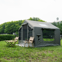 Tente Gonflable Ridge Imperméable en Coton Oxford Résistante au Vent Gonflage Rapide Confortable pour Camping Parent-Enfant Service Personnalisé