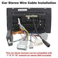 Autoradio Android de haute qualité, boîte Canbus, décodeur, faisceau de câblage, adaptateur, câble d'alimentation pour tous les modèles, directement de l'usine