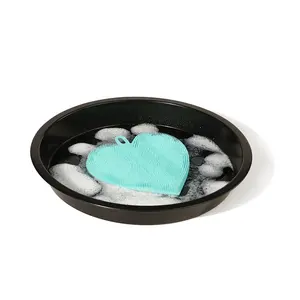 Esponja de silicone em forma de coração, para limpar cozinha