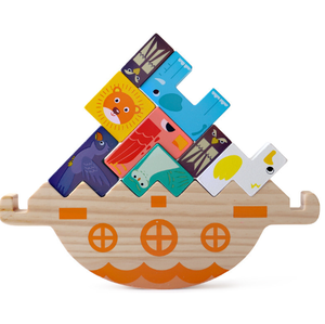 Ưa thích Montessori bằng gỗ Tangram đồ chơi đa chức năng khối xây dựng câu đố giáo dục sớm cảm giác hoạt động cha-con trò chơi - Product Image 5