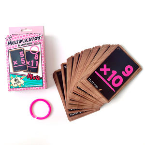 बच्चों के लिए फ्लैशकार्ड कस्टम शैक्षिक खिलौने गुणा और घटाव फ्लैश कार्ड प्रिंटिंग सीखने के लिए - Product Image 4