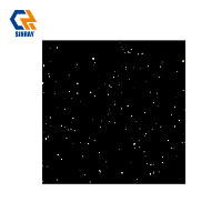Azulejos de Porcelana Super Negros de 600x600mm, Antibacterianos, Antideslizantes, Impermeables, 9.5mm de Grosor, Diseño Moderno para Baño y Apartamento