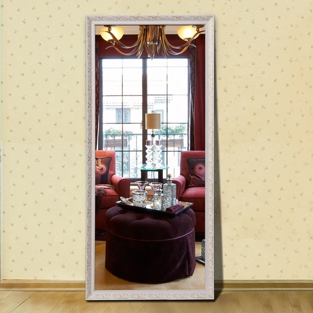 Gold Handmade Glass Custom Large Asian Zen Eco-Friendly Decorative Framed Floor Mirror Factory Wholesale