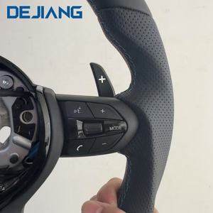 Volante in Pelle ad Alte Prestazioni per <span class=keywords><strong>BMW</strong></span> Serie F10 F20 E71 E90 E92 <span class=keywords><strong>F30</strong></span> F31 <span class=keywords><strong>M3</strong></span> F80 M4 F82 M5 F90 X6 F25 F36 F45 F52 - Product Image 3