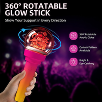 Lumière de concert LED 2.4G à télécommande Bluetooth avec application, nouveau design, cœur personnalisable, acrylique lumineux, marchandise pour fans d'idoles Kpop