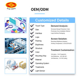 Сенсорный экран TFT <span class=keywords><strong>LCD</strong></span> с диагональю 10, 12, 11.6, 15, 16, 17.3, 21, 23.8, 32 дюйма, с поддержкой LVDS, антибликовым покрытием и мультитач-панелью (емкостный) - Product Image 6
