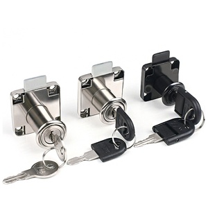 Iron <b>Cabinet</b> <b>Lock</b> with Folding Key for Furniture-Modern Design for Office Bathroom Hotel Apartment Bedroom Use - Product Image 3