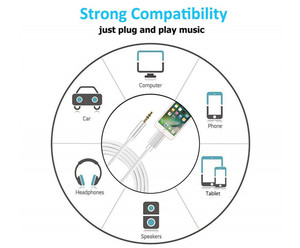 <span class=keywords><strong>Adaptateur</strong></span> audio <span class=keywords><strong>USB</strong></span>-<span class=keywords><strong>C</strong></span> vers prise <span class=keywords><strong>jack</strong></span> 3,5 mm, <span class=keywords><strong>c</strong></span>âble audio numérique stéréo <span class=keywords><strong>USB</strong></span>-<span class=keywords><strong>C</strong></span> vers Type-<span class=keywords><strong>C</strong></span> 3,5 mm mâle, <span class=keywords><strong>c</strong></span>âble auxiliaire pour voiture - Product Image 5