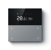 Anjielo pour Zigbee 3.0 Thermostat intelligent pour chauffage électrique, interrupteur mural à température fixe 4 voies, trois-en-un, intelligent, compatible Smart Life PC
