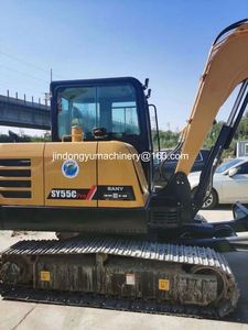 SY55ตีนตะขาบไฮดรอลิกรถขุดมือสองรถตักมือสอง - Product Image 5