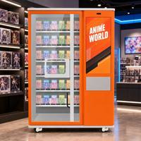 Máquina Expendedora Elevadora, Máquina Expendedora de Juguetes de Caja Sorpresa con Eje XY, Quiosco Minorista Automatizado con Gran Vitrina de Cristal y Pantalla Táctil