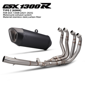 ท่อไอเสียแบบสลิปออนสำหรับ GSX-1300R <span class=keywords><strong>Gen3</strong></span> GSX1300R <span class=keywords><strong>Hayabusa</strong></span> 2021-2025 60มม. ทำจากสเตนเลสสตีล - Product Image 6
