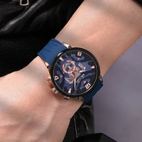 Montres de sport lumineuses MEGIR pour hommes, logo personnalisé, étanches, Jam Tangan Murah, chronographe masculin, montre de luxe, grande taille 2222