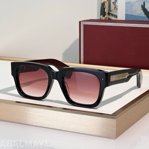 JMM-ENZO EPOXY 51-23-146 Occhiali da Sole <span class=keywords><strong>di</strong></span> Alta Qualità per Uomo e Donna, Design Classico Punk <span class=keywords><strong>di</strong></span> Lusso in Acetato UV400 con Scatola - Product Image 6