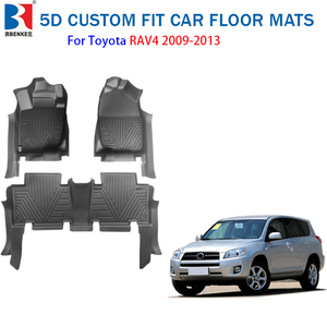 Alfombrillas de Coche Personalizadas 5D TPE de Fábrica para <span class=keywords><strong>Toyota</strong></span> RAV4 2009-2013 LHD, Alfombrillas Antideslizantes Impermeables para Todo Clima - Product Image 1