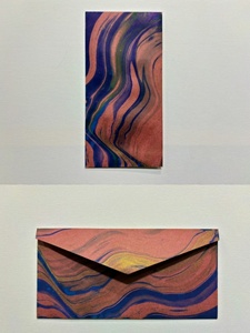 Mạ Vàng <span class=keywords><strong>letterhead</strong></span> tùy chỉnh sang trọng giấy đám cưới thẻ phong bì quà tặng bao bì dập nổi phong bì với kết cấu - Product Image 5