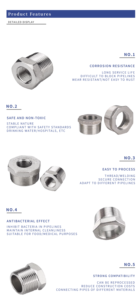 Joint d'étanchéité BONDD SEAL/THREE SEAL pour eau, huile et <span class=keywords><strong>gaz</strong></span>, filetage <span class=keywords><strong>de</strong></span> connexion, coulée, bouchon hexagonal - Product Image 5