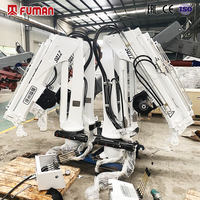 Grue hydraulique marine à flèche articulée pliable Fuman de 1 tonne, 2 tonnes, 3 tonnes, 4 tonnes pour le levage de ponts de bateaux
