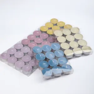 100pack 2-8hrs Burning Time Scented Tealight Candles Color Tea Light Candle