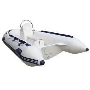 Blue Bay inflatable rowing boat Wholesale PVC fishing dinghy aluminum rib rigid inflatable boa