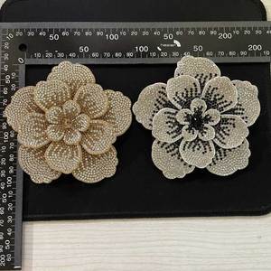 2026年激安セール ガラスラインストーン 3D立体フラワー 衣類パッチ 靴 バッグ 衣類DIYアクセサリー フラワー - Product Image 5
