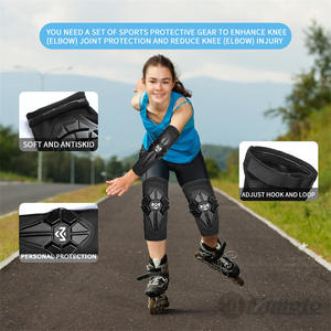 Coderas y Rodilleras Acolchadas Ligeras y Suaves de Protección Profesional con Malla Transpirable para Niños, para Esquí y Patinaje - Product Image 6