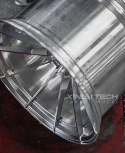 Rines de Aleación Forjados XINLAI de 17, 18 y 19 Pulgadas, 5x112, Monobloque de 1 Pieza, Color Gris Metálico, Cóncavos Profundos, Personalizados para BMW, Mercedes, Audi, <span class=keywords><strong>Porsche</strong></span> - Product Image 5