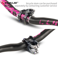 LUNJE 31.8*720/780mm Alliage MTB Vélo Guidon Rise Guidon Cycle Guidon Vélo Guidon Swallow Handle Bar Bike Parts