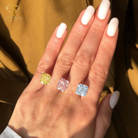 Inventario de Diamantes de Laboratorio de Color, Amarillo/Rosa/Blanco Fantasía, Varias Formas, Corte Excelente, 1CT/2CT/5CT, Diamantes CVD HPHT