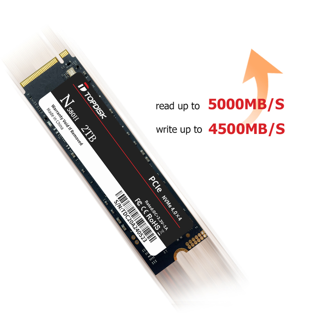 Custom High Speed 5000MB/s NVMe SSD M.2 2280 PCIe Gen 4 Internal Solid State Hard Drive Disk 512GB 1TB for Laptop Desktop