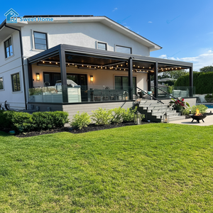 Pergola Bioclimatica Motorizzata di Lusso in Alluminio Sweet Home con Tetto a Lamelle, Gazebo Impermeabile Retrattile <span class=keywords><strong>per</strong></span> Giardino - Product Image 4