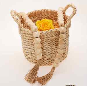 Guirlande de perles en bois de pays rustique hexagone de 150cm pour décor de ferme - Product Image 3