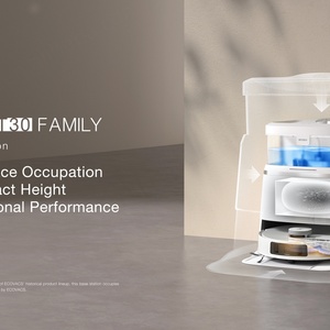 Robot aspirateur T30 PRO OMNI avec fonction de lavage humide/sec, nettoyage sonique, nettoyage automatique, batterie Li-Ion en plastique, contrôle par application, longue autonomie pour extérieur - Product Image 3