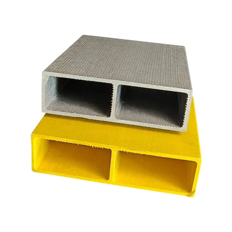 Pultrusion Fiberglass Roofing Support Beam High Strength Frp Purlin GRP FRP Tube Channel