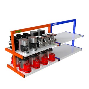 Estante de Almacenamiento de Metal Resistente de Doble Cara Ajustable para Supermercado, de Alta Calidad - Product Image 4