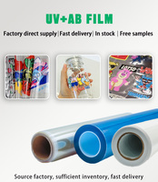 Rouleau de film UV DTF AB Jetcolor (30CM/60CM) en matériau PET pour film de transfert numérique direct transparent et blanc