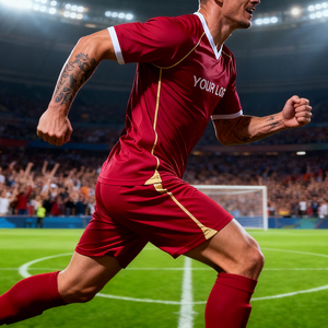 Maglia da Calcio Personalizzata al Miglior Prezzo Vestibilità Regolare 100% Poliestere Asciugatura Rapida Traspirante per Uomo e Donna W64 - Product Image 3