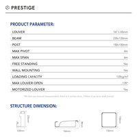 Nouvelle arrivée : pergola moderne en aluminium pour jardin extérieur avec motorisation, stores et panneaux.