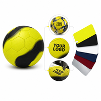 Ballons de football sur mesure OEM ODM, fabrication directe usine, en cuir PU, taille 5, thermocollés, pour ligues et tournois, vente en gros