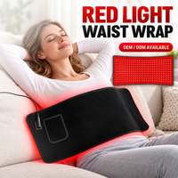 Tapis de thérapie par infrarouge proche 660nm 850nm, luminosité réglable, enveloppement corporel par thérapie de lumière rouge pulsée