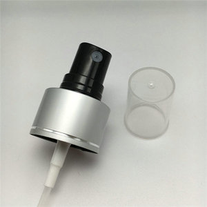 Vendita calda mezza copertura argento brillante <span class=keywords><strong>Spray</strong></span> 20 24 28mm fabbrica cinese nebulizzatore in alluminio - Product Image 1